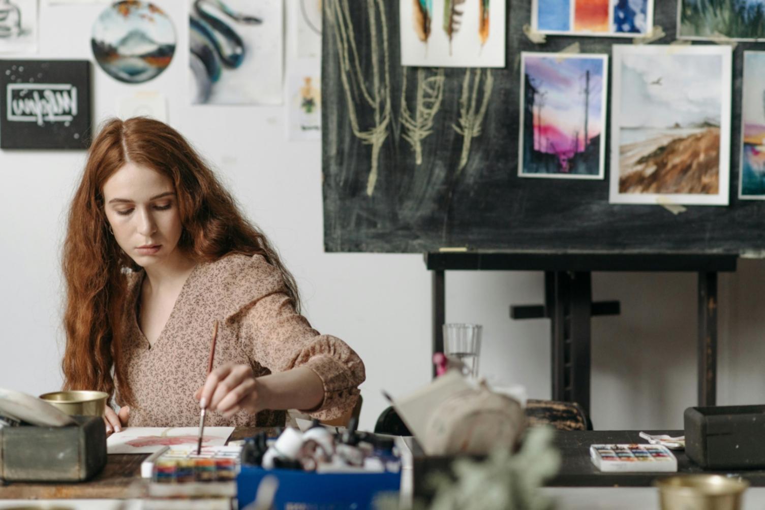 Environnement de notre atelier parisien dédié au dessin de nature morte